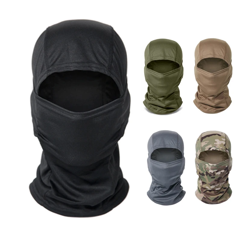 Camouflage Balaclava Cap Outdoor Sunscreen Breathable Full Face Mask Bicycle Motorcycle Helmet Inner Cap for Men Women Cycling balaclava mask