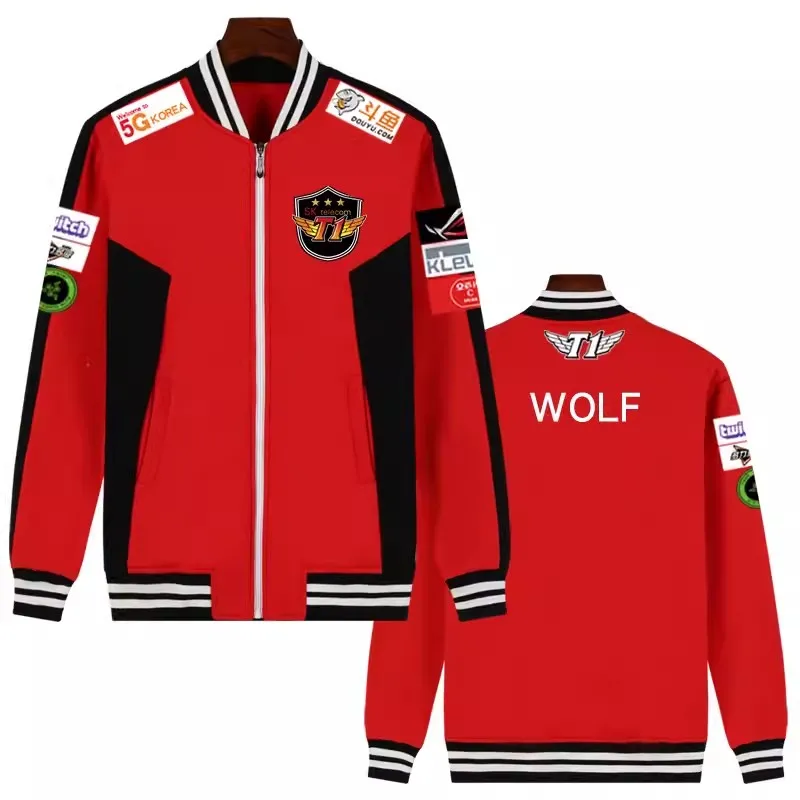 Game LOL World Champion S7 Team SKT T1 Players Uniform Baseball