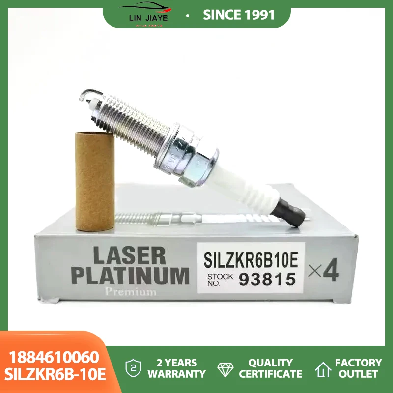 4/8pcs 93815 SILZKR6B-10E Iridium 1884610060 SILZKR6B10E Spark Plug for Hyundai Accent Veloster Kia Rio