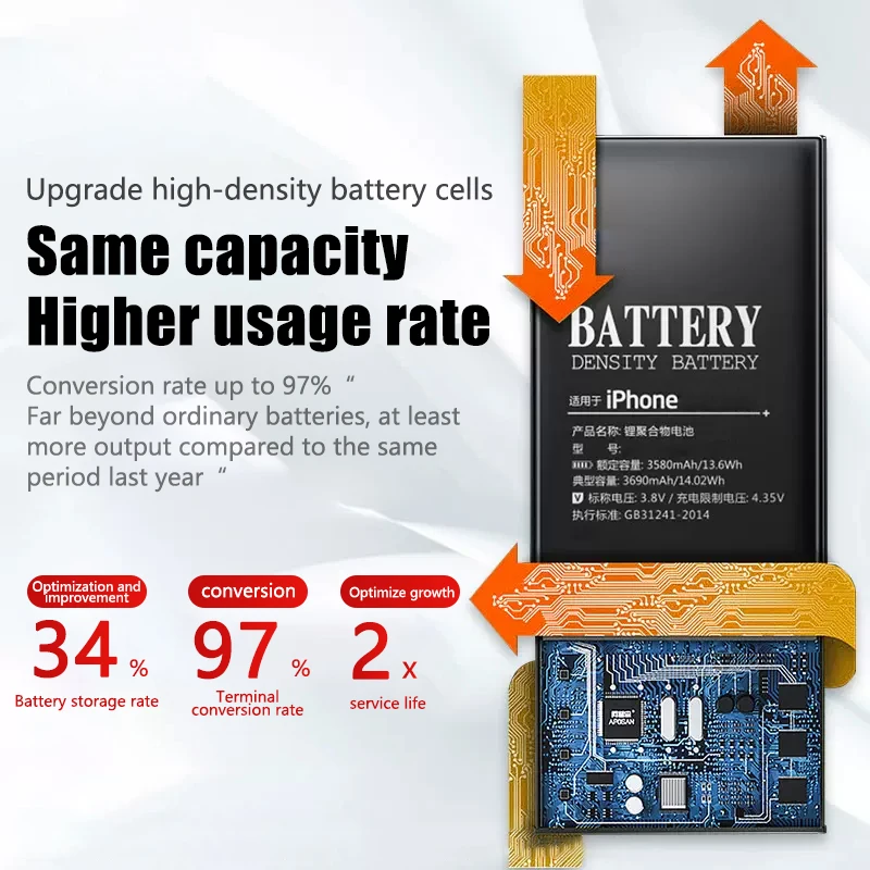 XDOU Battery For IPhone 8 8G IPhone8 IPhone8G 1821mAh Phone