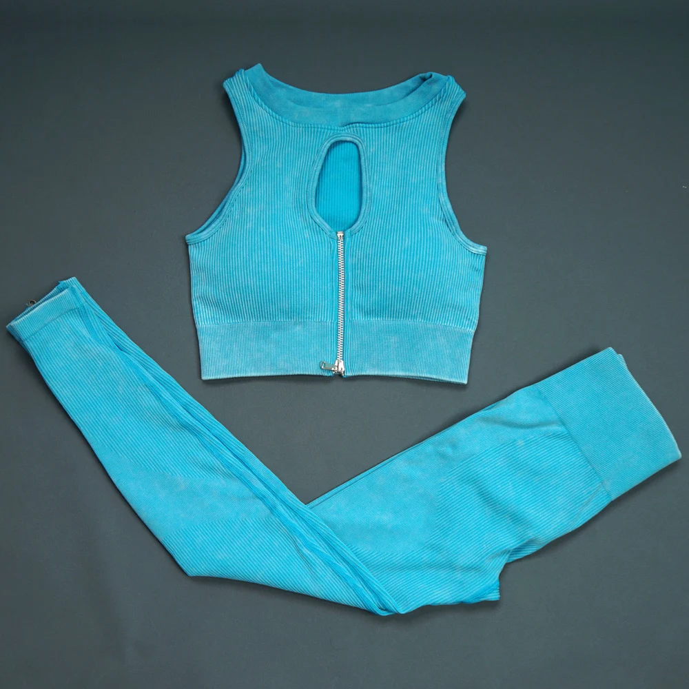 Yoga Set Sports Set Gym Workout Set Sportswear Set Fitness Set Sports Bra Set Yoga Pants Set Sports Set Shorts Retro Seamless Yoga Set Women Workout Clothes Half Zipper Crop Top Ribbed High Waist Leggings Shorts Gym Wear
