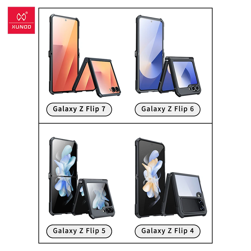 Shockproof Airbag Protective Shell with Acrylic, TPU, and Glass Back Cover