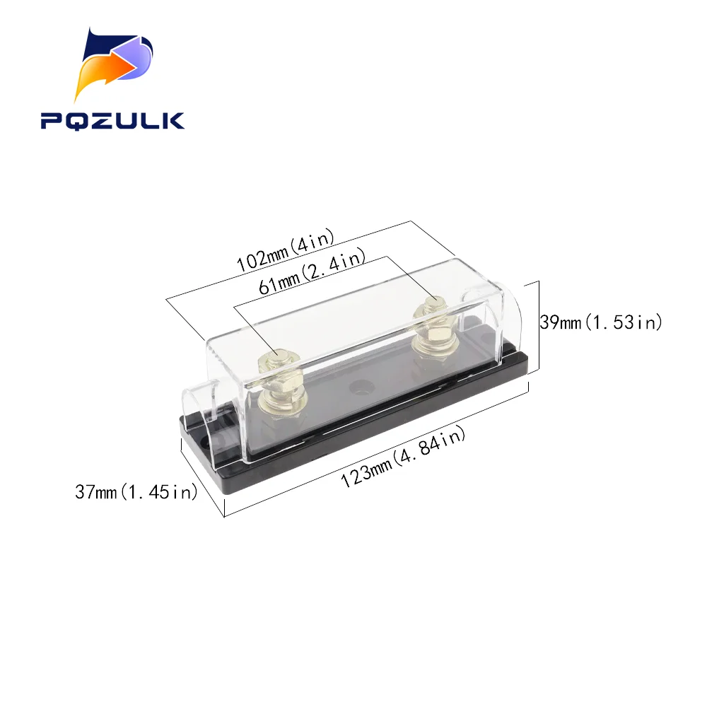ANL Car Auto Fuse Holder Bolt-on Fuse Automotive Audio Holders Fusible Link 40 50 80 100 125 150 250 300 400A Amp
