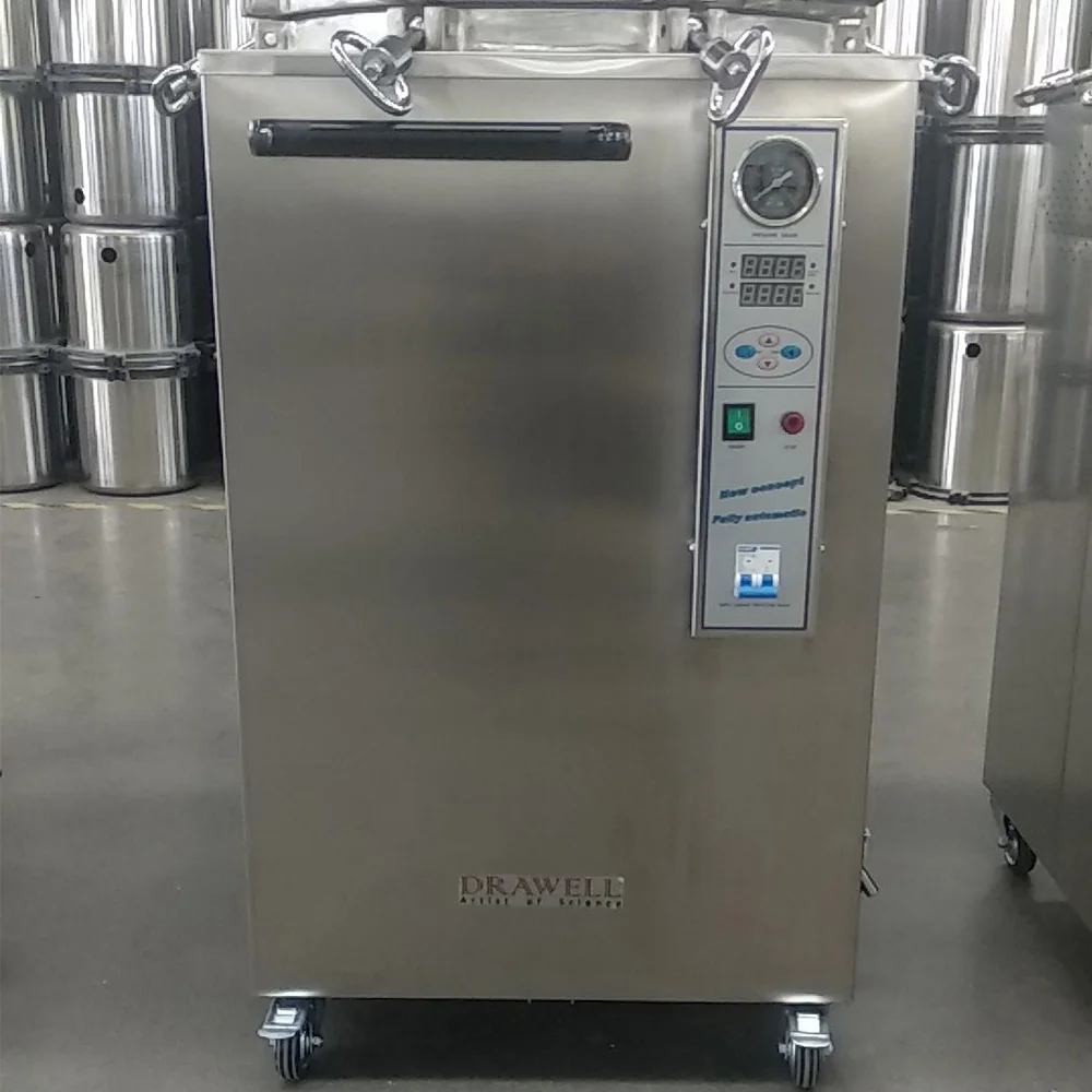 DW-B50L Steam Sterilizer Vertical Autoclave Machine High Temperature Sterilizer Automatic Autoclave