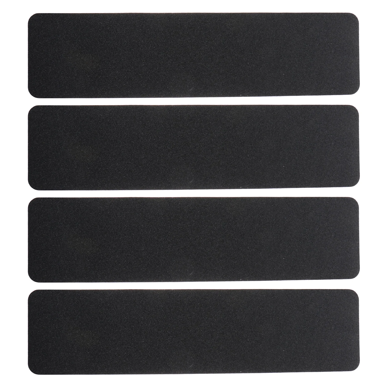 

4 Pcs Anti-slip Strip Anti-Skid Grip Tape Pre-Cut Stickers Non-Skid Outdoor Black Strips Nail Leashes Stair Treads