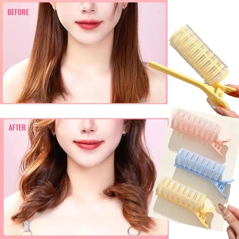 Fluffy Hair Roller 1/2pcs Bangs Hair Root Fluffy Clips Self Grip Traceless No Damage Bang Top Styling Curling