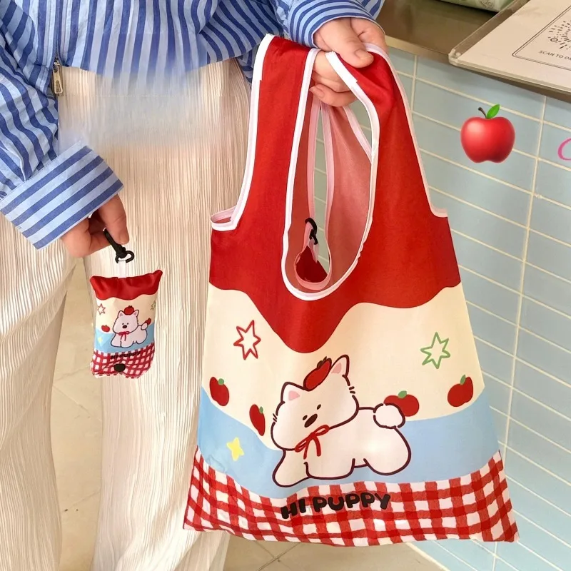 Eco-Friendly Foldable Tote Bag – Large Capacity, Portable, Reusable