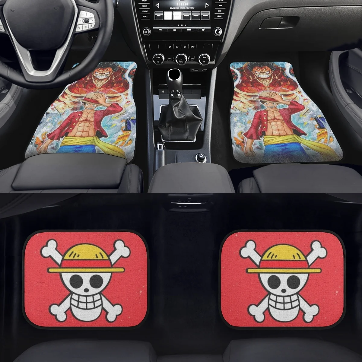 

Car Floor Mat for Woman Men Japanese Anime Design Anti-dirty Auto Carpet Vehicle Clean Protector Interior Rug Car Accessories