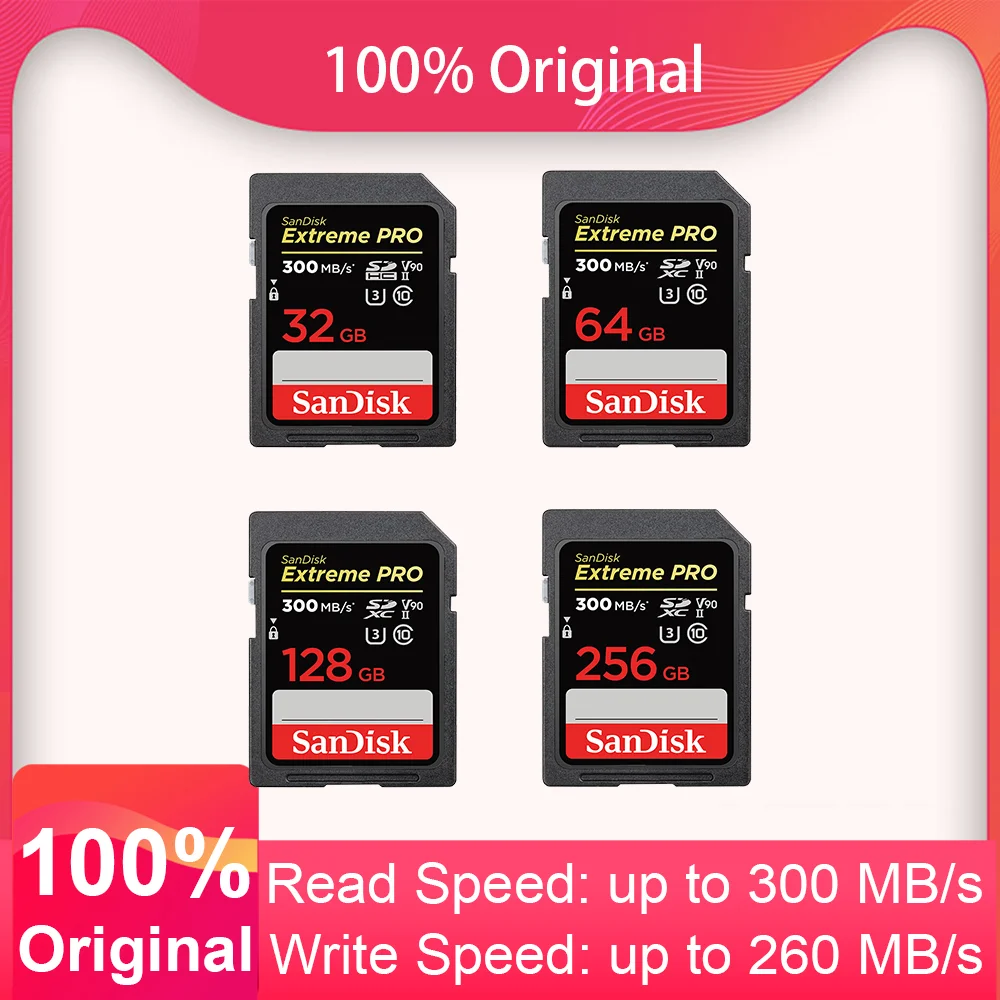 SanDisk Extreme Pro SDXC, UHS-II SDXDK 64GB