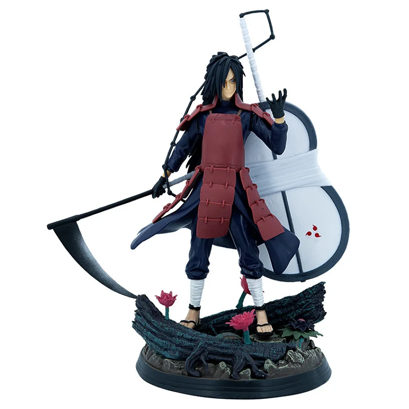 40cm Anime NARUTO Madara Gk Figurine Statue Uchiha Madara Obito PVC Figure  Model Toys From Beilejia20170709, $64.23