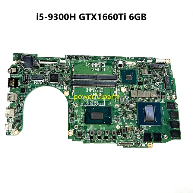 Dell-マザーボードg3,3590 x hj4r CN-0XHJ4R-1 18812 cpu gtx1660ti 