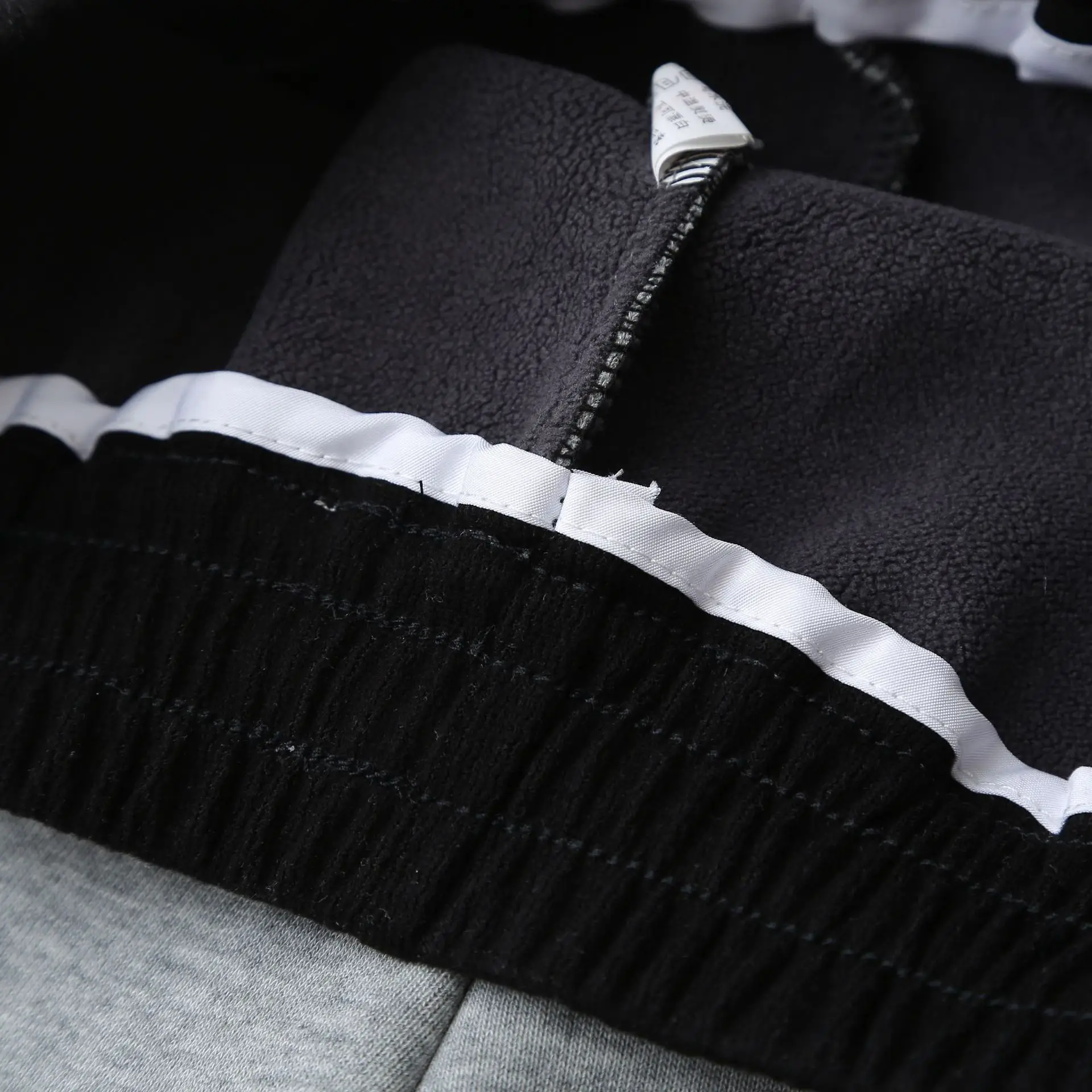 XXXXL Fashion Plus Size Women's Straight Pants Casual New Winter Style Simple Block Color Waist Fleece Warm Curved Trousers