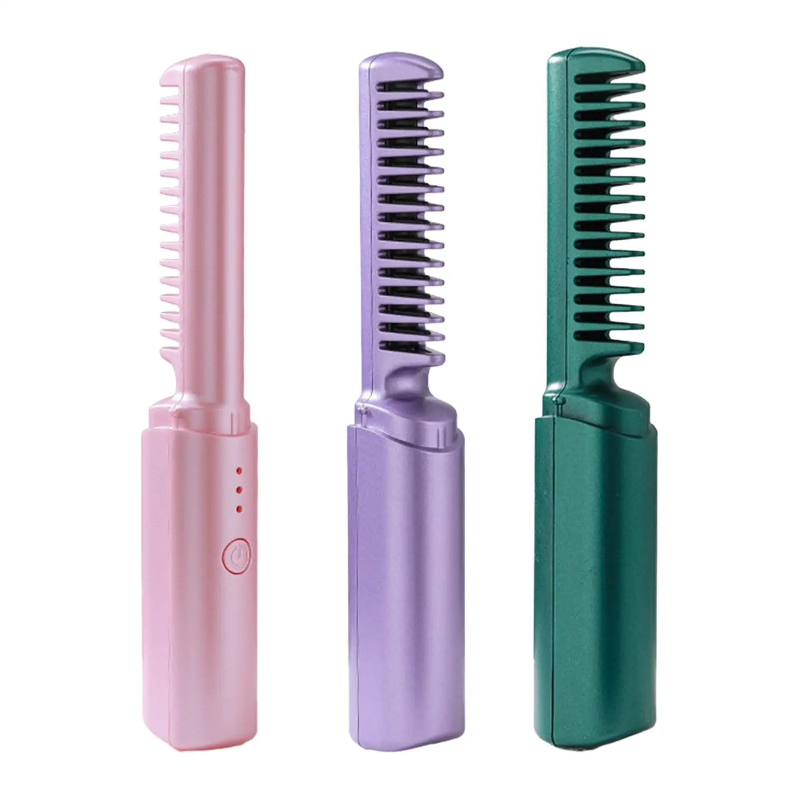 Cordless Hair Straightener Brush Rechargeable Wireless Hot Comb Women Cordless Hair Straightener Brush Rechargeable Wireless Hot Comb Women