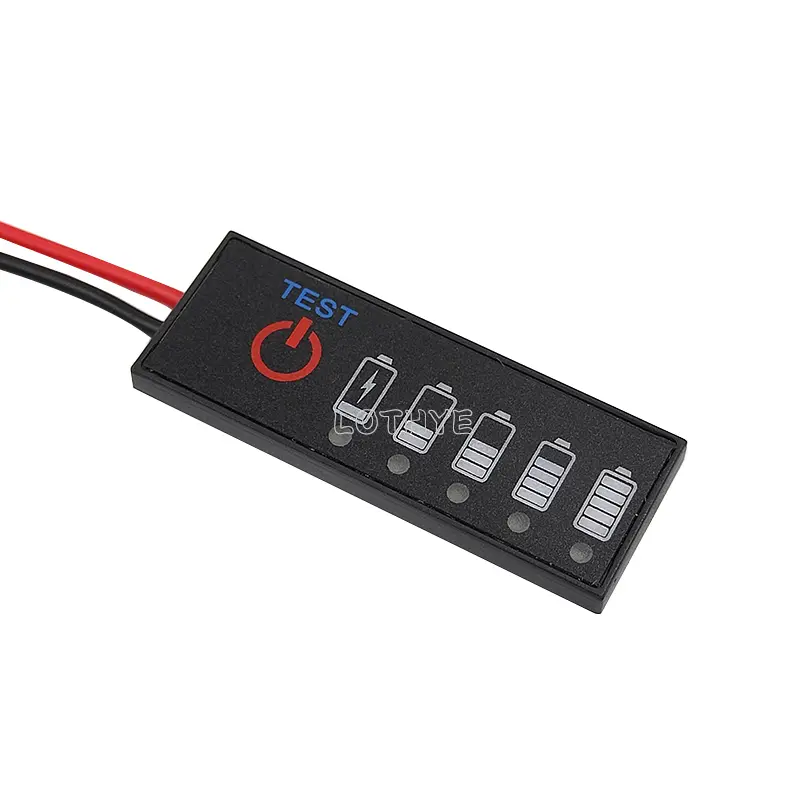 1S 2S 3S 4S 5S 6S 7S 3.7V-29.4V 18650 Li-ion Lipo Lithium 12V Battery Level Indicator Tester Capacity Tester Meter image 1