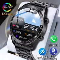 2025 New Smart Watch Men 1.5 inch Full Touch Screen Bluetooth Call Business Man Watches Fitnes Sports Smartwatch For Android IOS