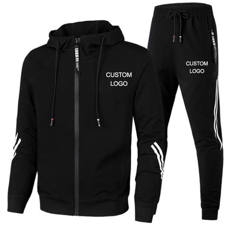 Jogging Suit Men Custom Logo Custom Sweatsuit Logo Sweatsuit Set