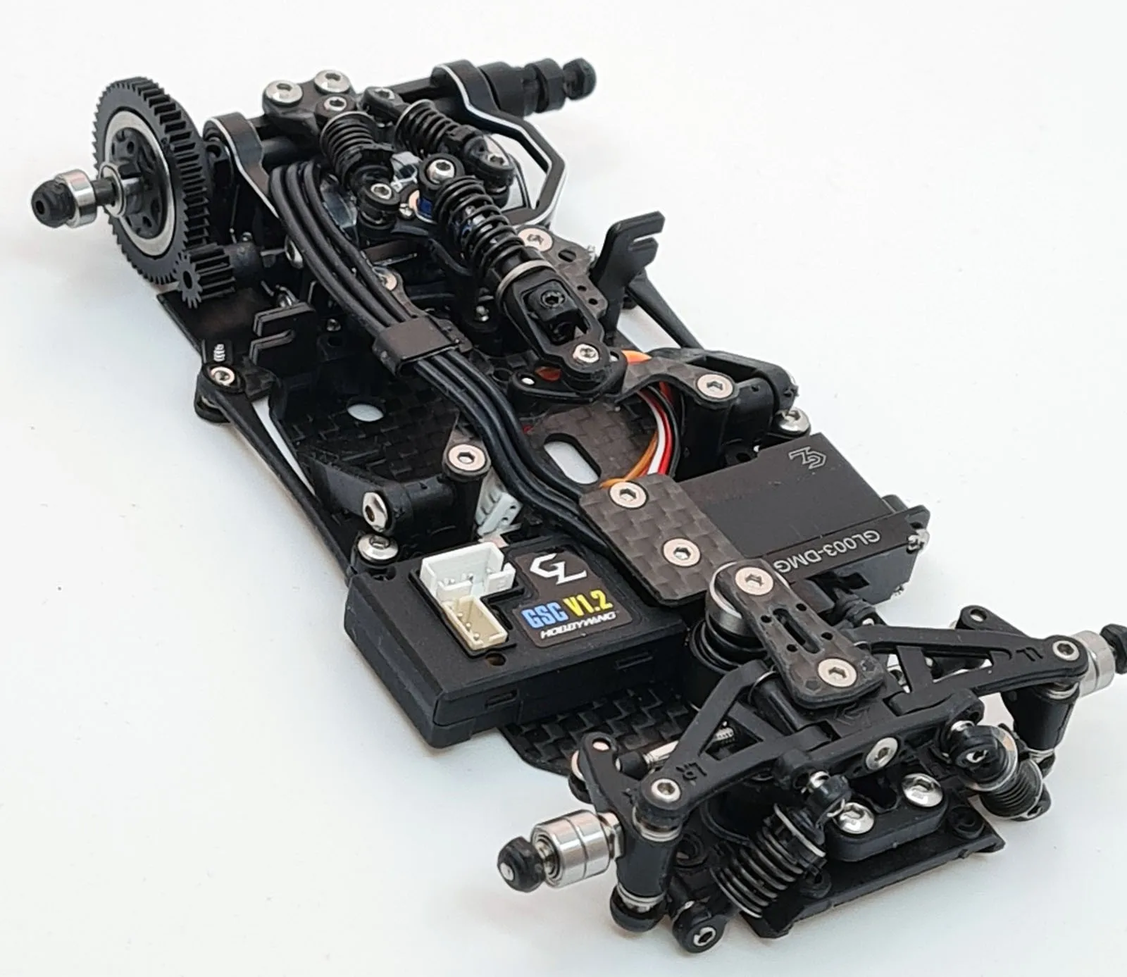 GL racing GLR-GT 1/28 RWD Chassis - W/O RX GL-GT-001-KSET (MINI-Z) KIT need Assembling 4
