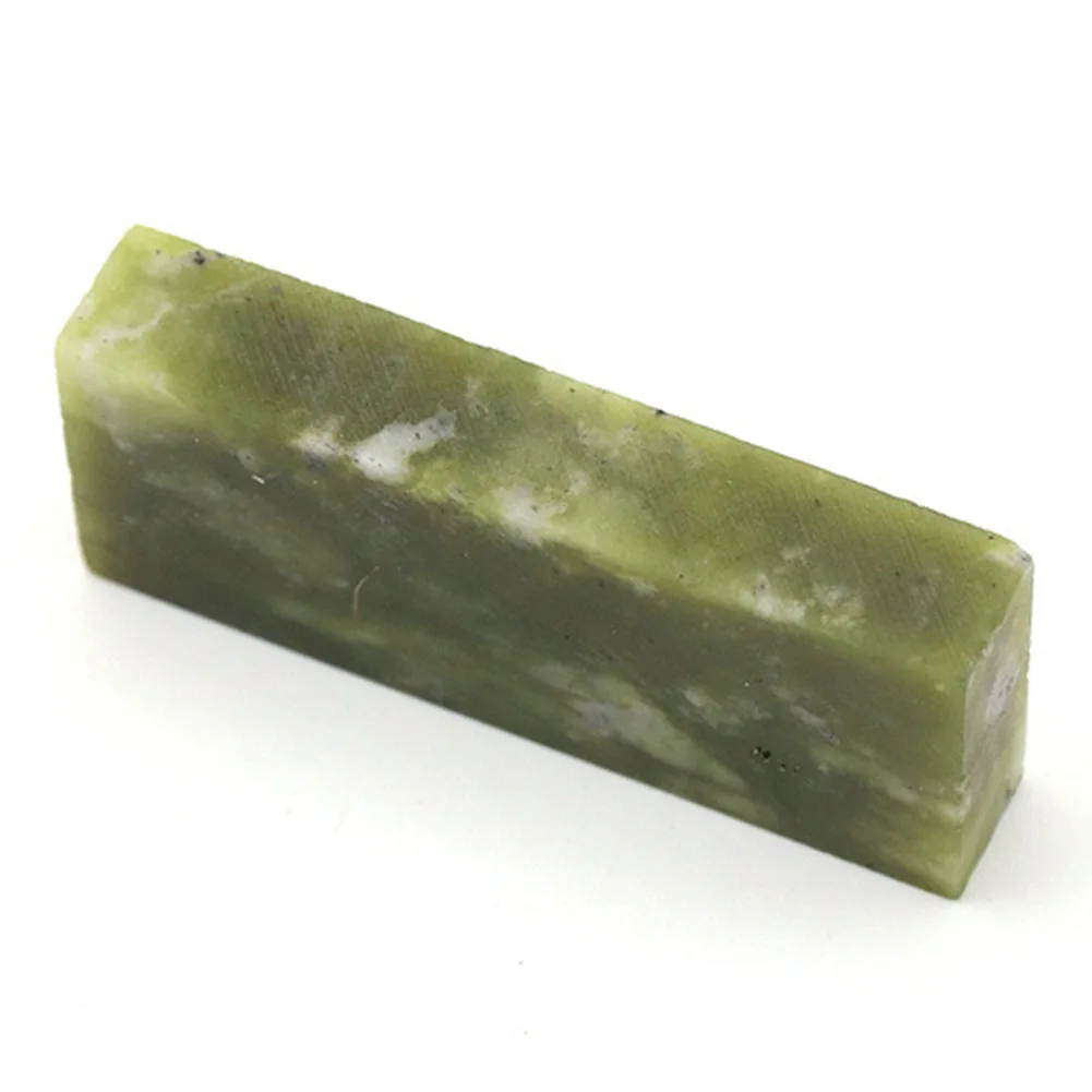 12000Grit Natural Green Agate Sharpening Stone Fine Whetstone Grinder Polishing Shaved Bar Kitchen Knifes Sharpener Honing Tools