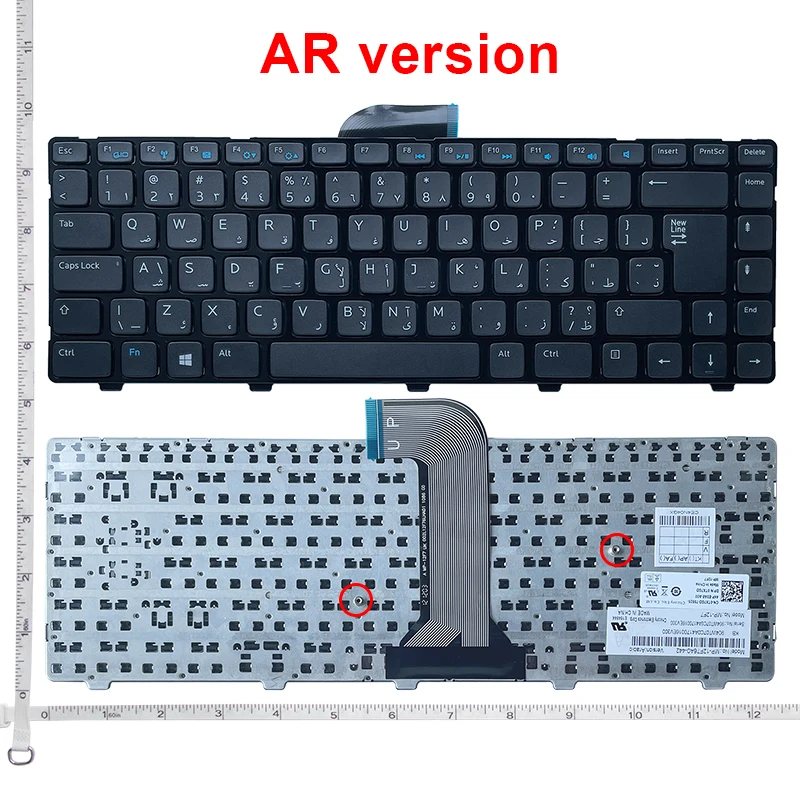 

Новая сменная клавиатура AR для ноутбука Dell Inspiron 14 3421 3437 14R 5421 5437 M431R Latitude 3440 Vostro 2421 с подсветкой