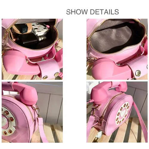 세련 된 여성 전화 모양의 Crossbody PU 가죽 어깨 가방 여성 캐주얼 핸드백 쇼핑 거리 학교 Satchel 올려 놓 지갑 5