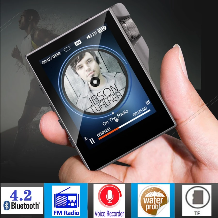 futuro Tendencia escaldadura Reproductor de música MP4 con Bluetooth, Radio FM portátil de 16GB,  pantalla táctil MP4, Sonido HD sin pérdidas, calidad de vídeo metálico,  Walkman para estudiantes| | - AliExpress