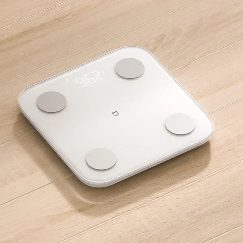 2023 Xiaomi Mi Body Fat Smart Scale S400 Weight Bathroom Scale BMR Test Heart Rate Hidden LED Display Smart Home Mi Fit APP