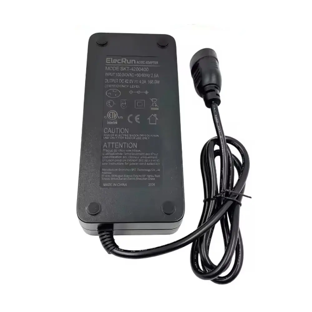 Chargeur 42V 4A Pour Batterie Vélo électrique 36V Active/Performance Line (Power Smart CBS364A.3P)