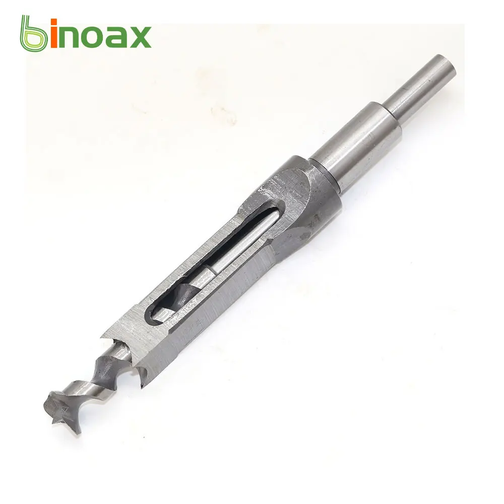 

Binoax 4Pcs Square Hole Mortiser Drill Bits Woodworking Twist Drill Kits Mortising Hole Drills DIY Woodworking Tools