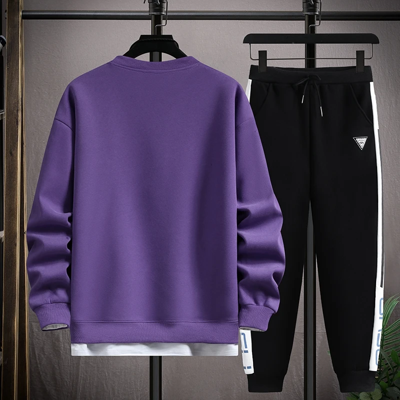 Spring Men's Casual Sets Men's Clothing Sportswear Sweatshirt Hoodies + Short Sportswear Jogger Male Fashion Tracksuits Hombre