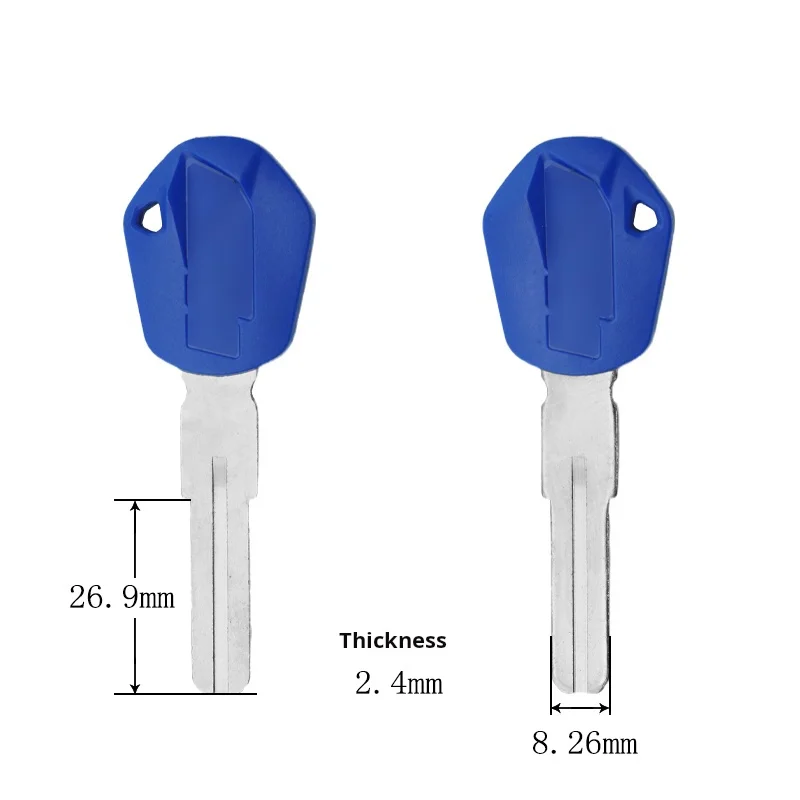 KTM motorcycle key, suitable for: KTM004 1050 1190 1290 ADV RC8R key blank. (can be placed anti-theft chip).