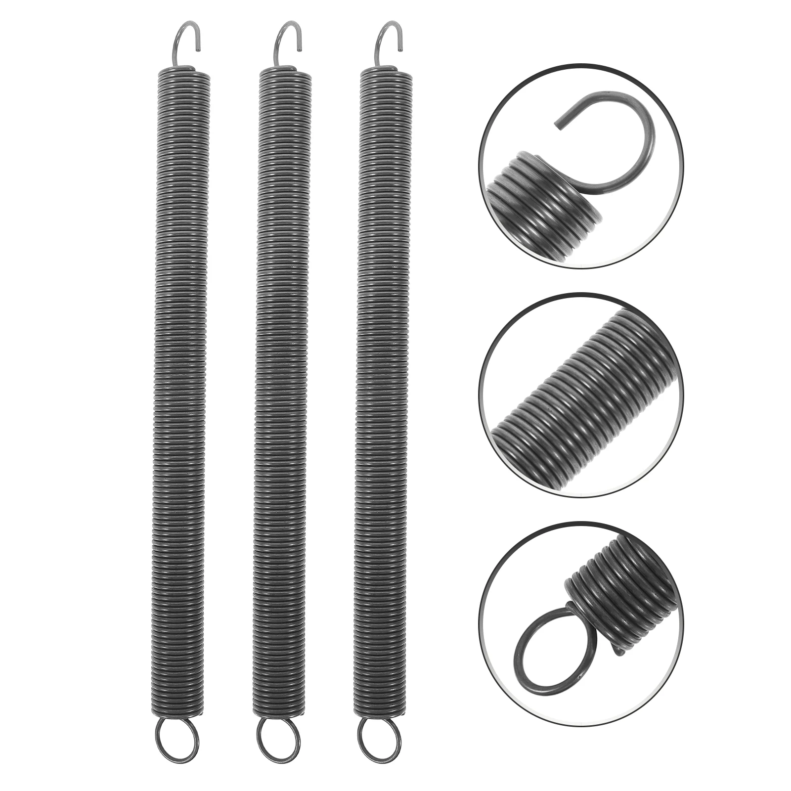 Attic Ladder Spring Loft Spring Kit Steel Replacement Ladder Parts Scaffolding Tools Construction Accessories 3 Pcs ladder spring kit
