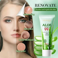 Gel apaisant à l'aloe vera BIOAOUA pour le visage et le corps, hydratant, réparateur, soulagement des coups de soleil, soin contre l'acné, pour peaux sensibles 3