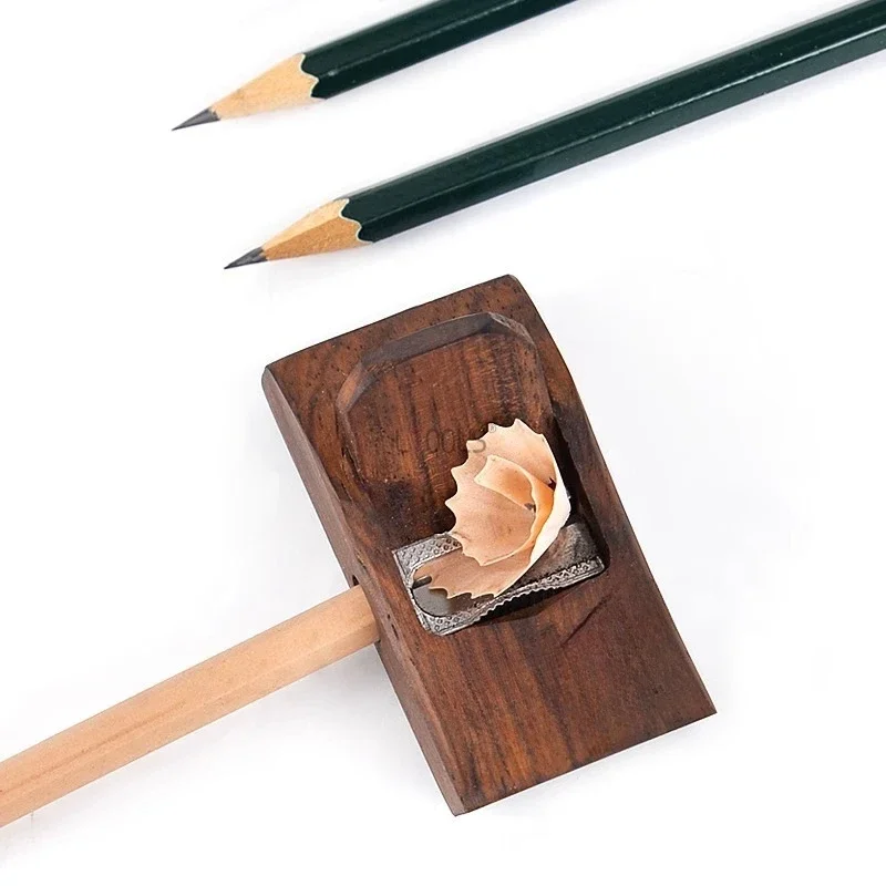 

New Pencil Sharpener Planer Ebony Personalized Mini Pencil Planer Woodworking Edge Trimming and Chamfering Wood ProcessingTools
