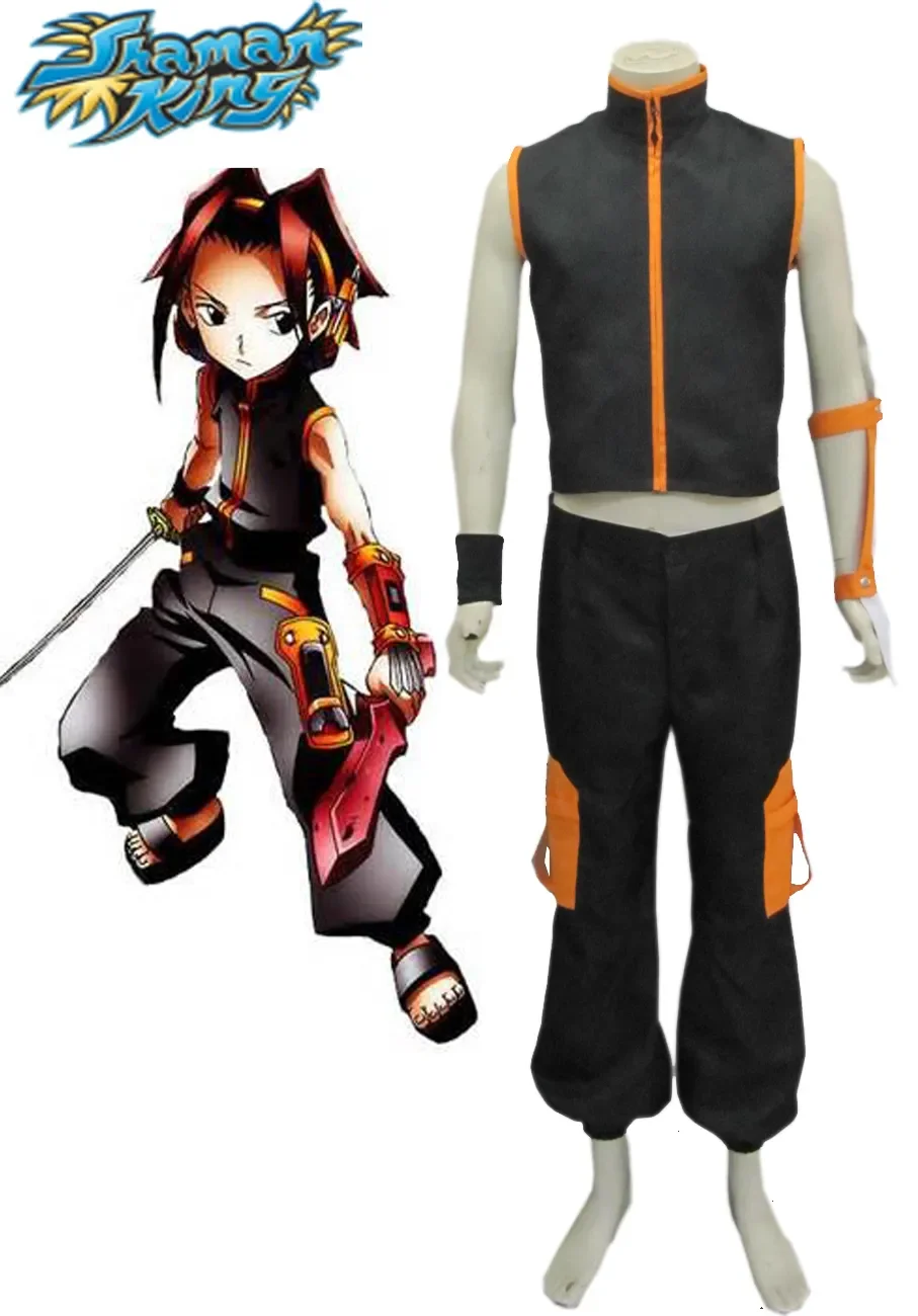 

Shaman King Yoh Asakura Shaman Fighting Uniform Cosplay Costume