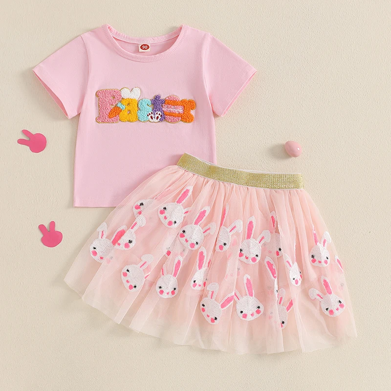 Easter Sequin Skirt Set 1