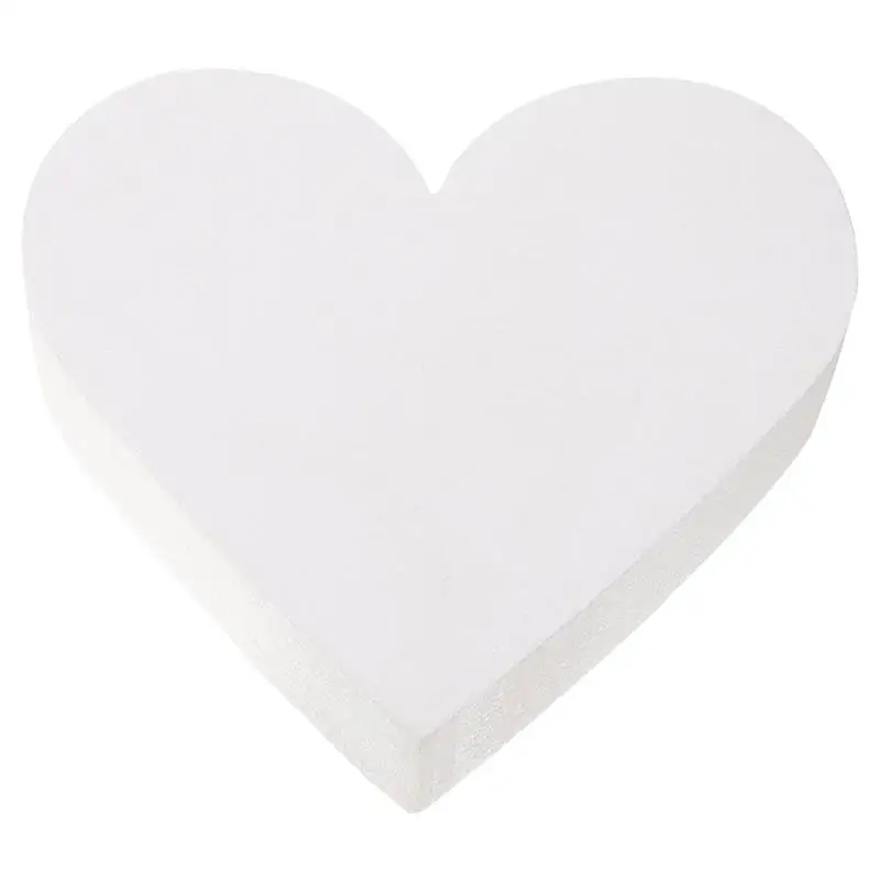 4/6/8/10 Inch Heart Shaped Polystyrene Styrofoam Sugar Craft Dummy Party  DIY Practice Model Cake Foam Mold Kitchen Accessories - AliExpress