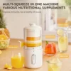Portable Automatic Smart Usb Wireless Charging Mini Juicer Bottle 400ml Cup Fruit Mixer Electric Handheld Blender 4