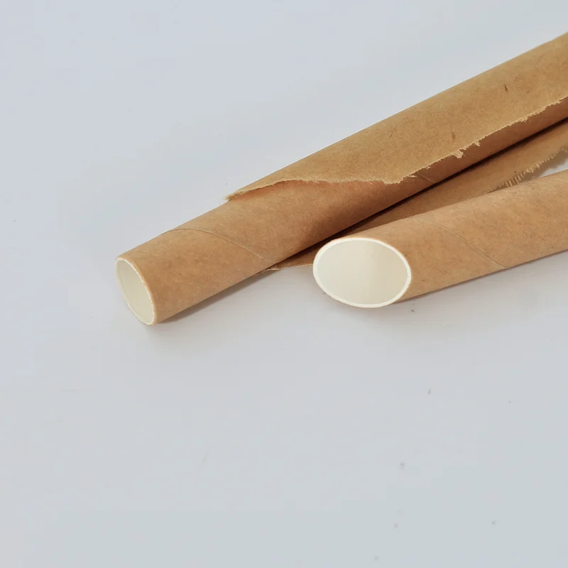 400pcs Paper Straws 12*230 Bubble Tea Festival Biodegradable Disposable Straws for Drinking and Crafts