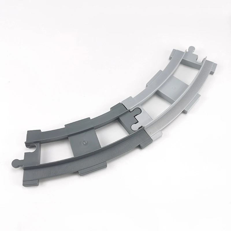 City Train Track Sets Assembly Railway Accessories Bricks Children Interactive Toys Big Size Building Blocks Compatible DuploED 2