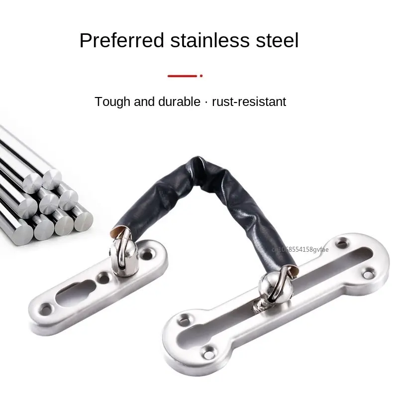 Thicken Anti-theft Chain Stainless Steel Door Bolt Door Chain Buckle Bolt Home Safety Lock Hotel Security Guard door chain lock