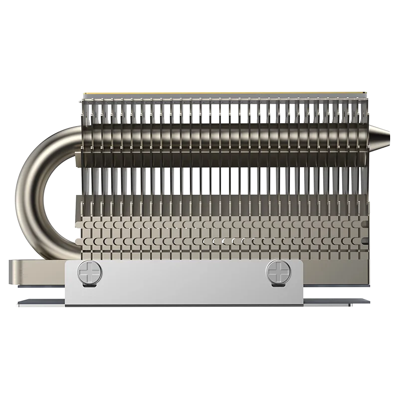 Radiador do Refrigerador do Coolleo-ssd Hr09 M.2 2280 M.2 Movimentação do Estado Sólido Dissipador de Calor Inteiramente Galvanizado Soldadura do Refluxo Aghp Heatpipe - Imagem 2
