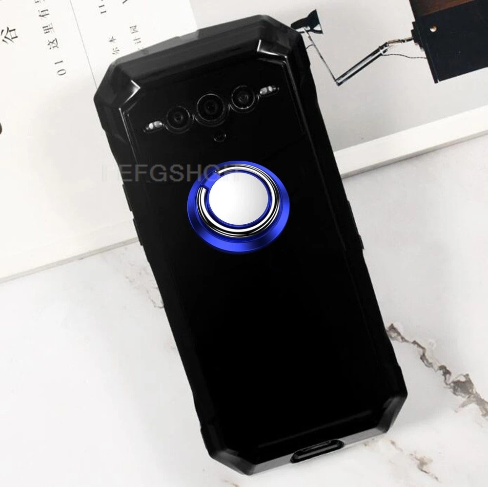Enhanced Phone Cover with Back Ring Holder - TPU Soft Silicone Case, 6.58