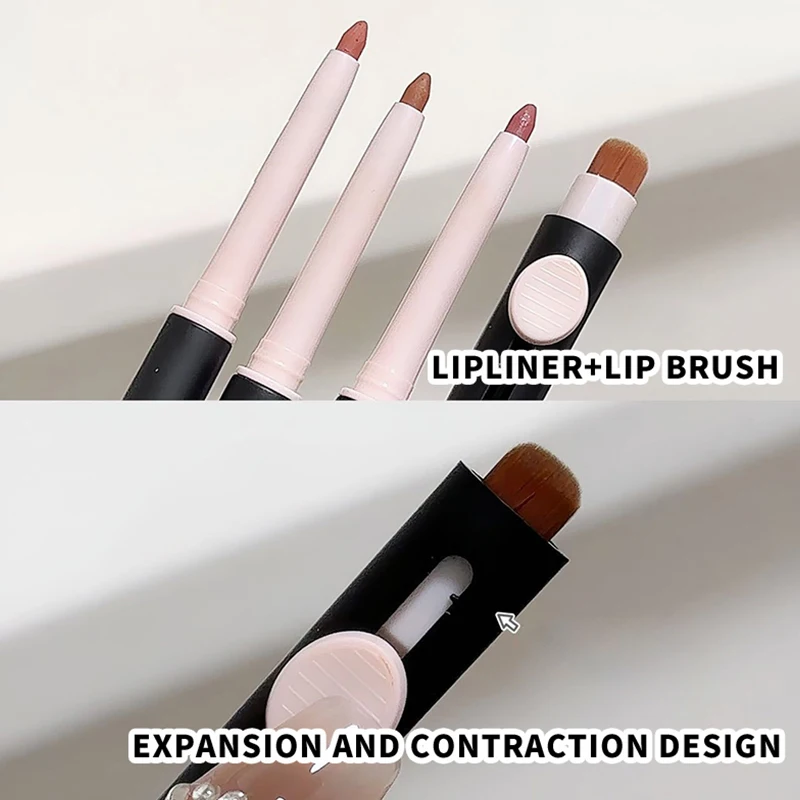 Double head Lip Liner Lip Brush