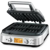 BWM640XL Smart 4-Slice Waffle Maker, Silver 1