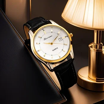 Men Luxury Quartz Watch Fashion Casual Leather Strap Man Watch with Calendar Business Sport Male Wristwatch Clock Gift Reloj