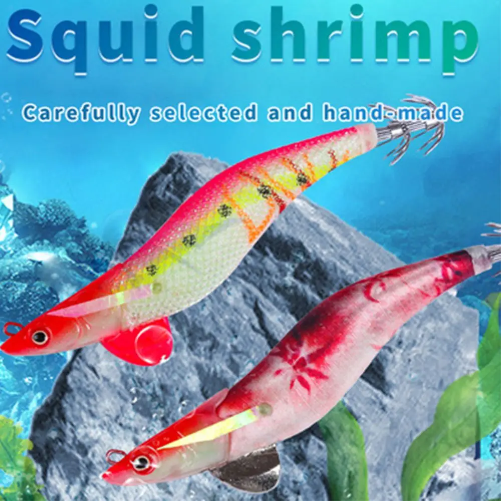 Squid Lure Bait Octopus Fish Cuttlefish Squid Jigging Shrimp Lure