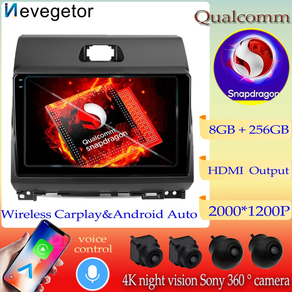

Android13 Qualcomm Snapdragon For Kia Ray 2011 - 2017 Car Radio Multimedia Video Player Navigation GPS No 2din Stereo Head Unit