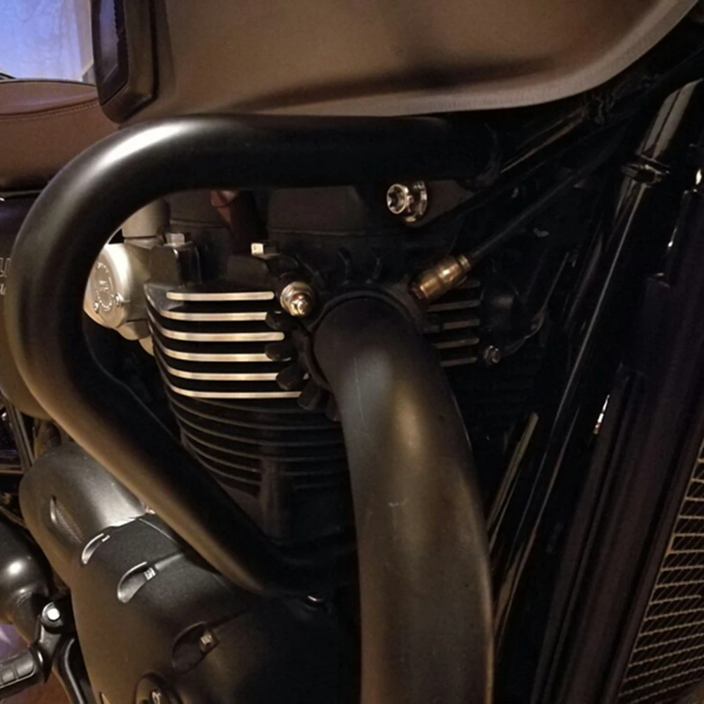Bumper Engine Guard Crash Bar for Triumph Bonneville T100 T120 Thruxton 1200 R/Street Cup/Street Twin Bobber 2016 -
