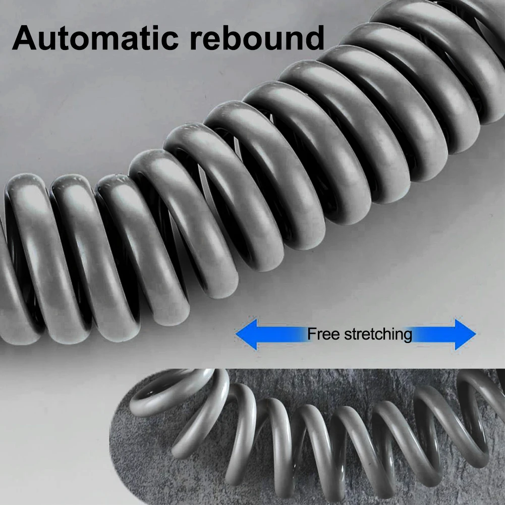 2/3/5M Telephone Line Flexible Long Spring Shower Head Hose Tube Flexible Spring Shower Hose for Water Toilet Bidet Sprayer Gun