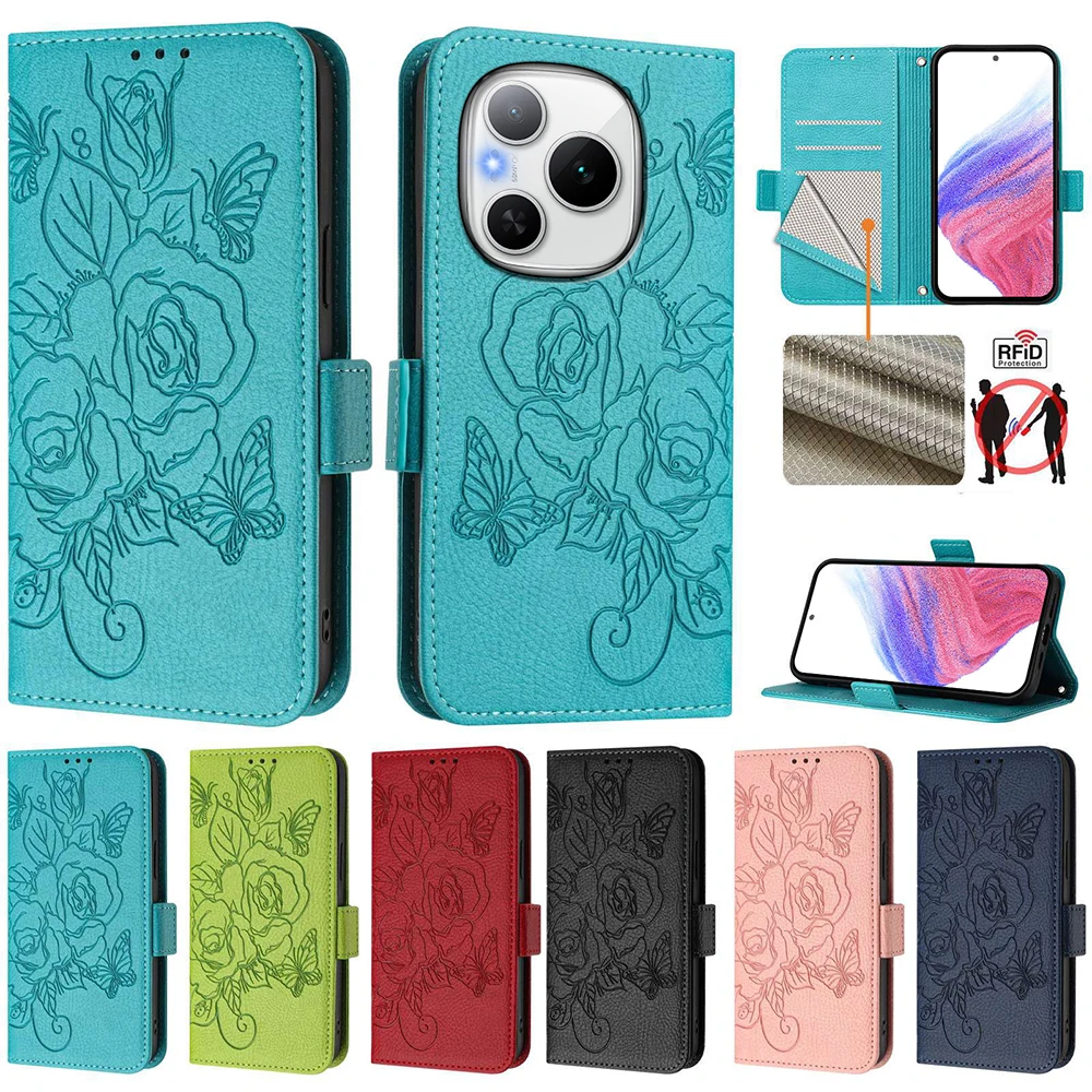 RFID Shielding Wallet Phone Case - Ultra Slim Design with Smart Power Protection
